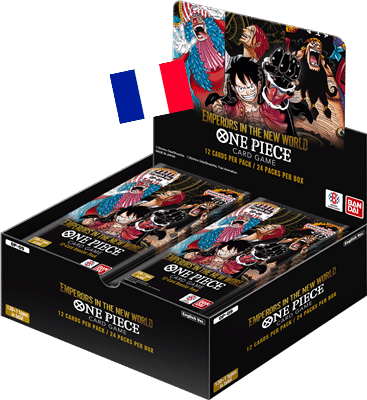 Cases scellée One Piece - Boite 24 boosters sous blister -   Emperors in The New World [OP09] - FR