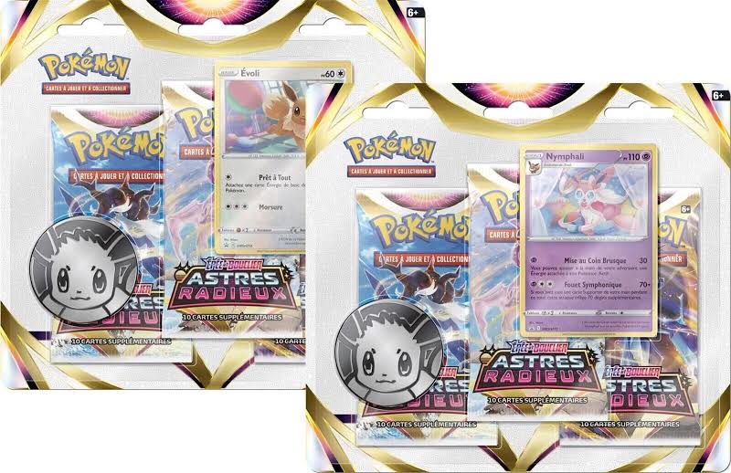 Tripack Pokémon - Epée et Bouclier : Astres Radieux [EB10] - FR