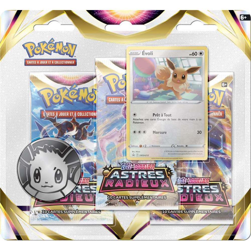 Tripack Pokémon - Epée et Bouclier : Astres Radieux [EB10] - FR