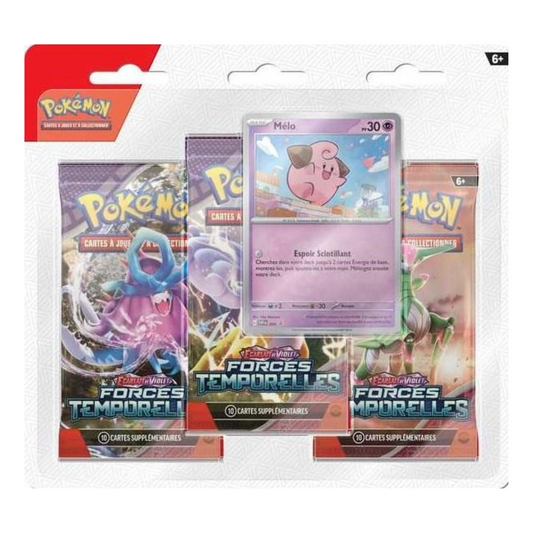 Tripack Pokémon - Ecarlate et Violet : Forces Temporelles [EV05] - FR