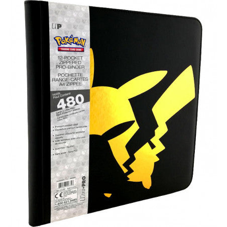 Ultra Pro - Pro Binder 12 cases Zip Pokémon - Series Elite : Pikachu